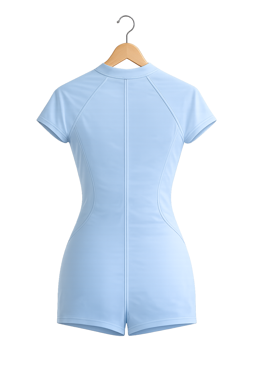 Sky Blue One-Piece Zip