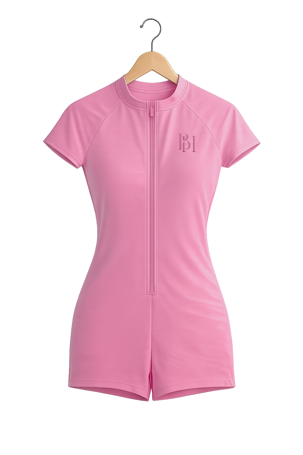 Cotton Pink One-Piece Zip