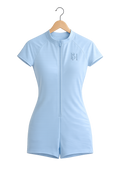 Sky Blue One-Piece Zip